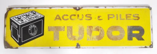 VINTAGE CAR MEMORABILIA ENAMEL SIGN 