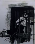 TONY CURTIS (1925-2010) - AUTOGRAPHED 8X10