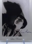 LUISE RAINER (1910-2014) - HOLLYWOOD ACTRESS - SIGNED 8X10