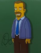 RICKY GERVAIS - THE SIMPSONS - AUTOGRAPHED 8X10
