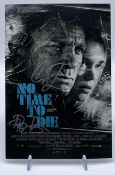 JAMES BOND 007 - NO TIME TO DIE - DUAL AUTOGRAPHED - AFTAL