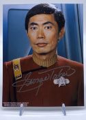 GEORGE TAKEI - STAR TREK - OFFICIAL SIGNED 8X10