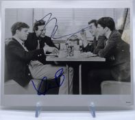DINER (1982) - ROURKE & BACON - DUAL SIGNED 8X10