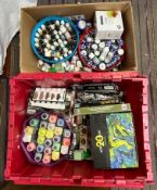 LARGE COLLECTION OF ACRYLIC PAINTS FOR MODELS AND MINIATURES