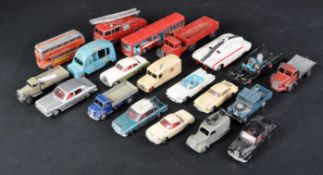 COLLECTION OF ASSORTED VINTAGE CORGI & DINKY TOYS DIECAST MODELS