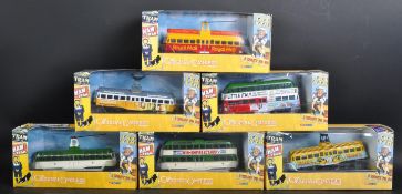 COLLECION OF CORGI ORIGINAL OMNIBUS DIECAST MODEL TRAMS