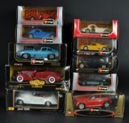 COLLECTION OF BBURAGO DIECAST MODEL CARS