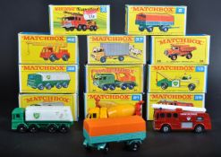 COLLECTION OF VINTAGE LESNEY MATCHBOX SERIES DIECAST MODELS