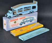 VINTAGE DINKY TOYS DIECAST MODEL CAR TRANSPORTER & RAMP
