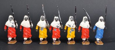 VINTAGE BRITAINS LEAD TOY SOLDIERS - BEDOUIN ARABS ON FOOT