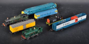 COLLECTION OF ASSORTED 00 GAUGE MODEL RAILWAY TRAINSET LOCOMOTIVES