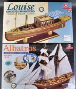 TWO VINTAGE SPANISH ' CONSTRUCTO ' WOODEN MODEL KITS