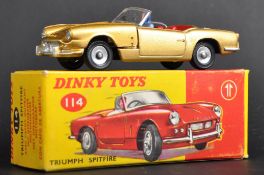 VINTAGE DINKY TOYS DIECAST MODEL 114 TRIUMPH SPITFIRE