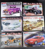 COLLECTION OF X6 MONOGRAM PLASTIC MODEL KITS