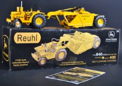 ORIGINAL REUHL MADE 1/24 SCALE DIECAST JOHN DEERE ELEVATING SCARPPER