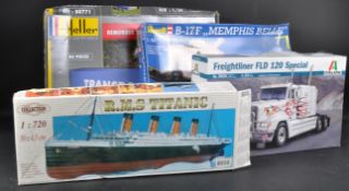 COLLECTION OF ASSORTED PLASTIC MODEL KITS