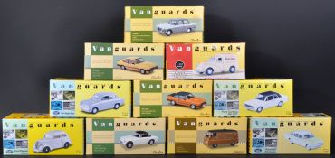 COLLECTION OF X10 ASSORTED LLEDO VANGAURDS DIECAST MODEL CARS