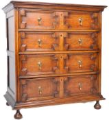 LATE 19TH CENTURY JACOBEAN REVIVAL BLOCK FRONTED CHEST