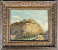 19TH CENTURY CONTINENTAL OIL ON BOARD PAINTING