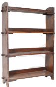 19TH CENTURY ARTS & CRAFTS PEG JOINTED OAK BOOKCASE