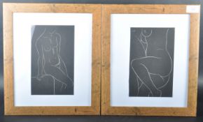 ERIC GILL (1882-1940) - NUDE FIGURES FROM 25 NUDES - ENGRAVINGS