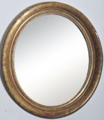 19TH CENTURY MANNER GILT FRAMED WALL MIRROR