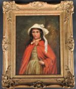 19TH CENTURY OIL PORTRAIT PAINTING STUDY