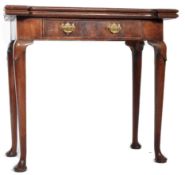 18TH CENTURY IRISH INVERTED BREAKFRONT CARD TABLE