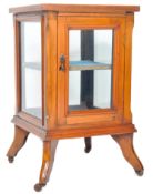 19TH CENTURY FRENCH WALNUT BIJOUTERIE CABINET