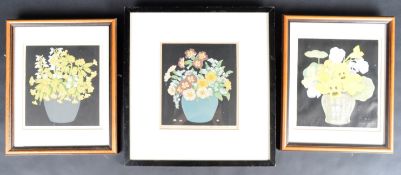 JOHN HALL THORPE - PAIR OF WOODCUT PRINTS & ANOTHER