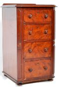 19TH CENTURY VICTORIAN MAHOGANY PEDESTAL CHEST