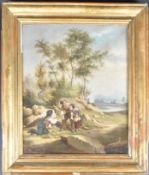 19TH CENTURY FRENCH OIL ON CANVAS PAINTING