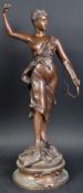 HENRI LOUIS LEVASSEUR - DIANA THE HUNTRESS BRONZE