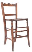 EARLY 19TH CENTURY BEECH & ELM CHILDS CHAIR