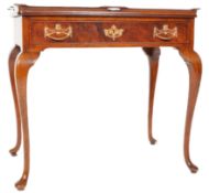 19TH CENTURY DUTCH BURR WALNUT TEA TABLE