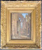 19TH CENTURY ITALIAN SCHOOL PAINTINGS OF RUINS