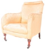 19TH CENTURY VICTORIAN PADDED ARMCHAIR