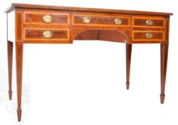 EARLY 19TH CENTURY GEORGE III SHERATON MANNER DESK