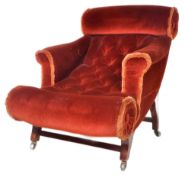 WILLIAM BIRCH - RECLINING LIBRARY CHAIR