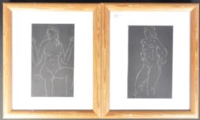 ERIC GILL (1882-1940) - TWO FIRST EDITION NUDE ENGRAVINGS
