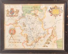 BELIEVED 16TH CENTURY 1577 CHRISTOPHER SAXON MAP