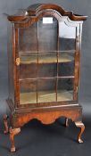 19TH CENTURY MAHOGANY MINIATURE DISPLAY CABINET