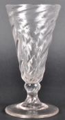EARLY 19TH CENTURY WRYTHEN MOULDED BOWL WINE GLASS