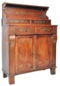 19TH CENTURY BRASS INLAID ROSEWOOD CHIFFONIER