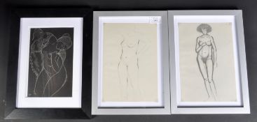ERIC GILL (1882-1940) - THREE NUDE ENGRAVINGS 1ST EDITIONS