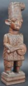 LAMIDI OLONADE FAKEYE - CARVED NIGERIAN TRIBAL FIGURE