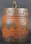 19TH CENTURY CHINESE BARREL TOBACCO POT