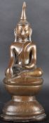 19TH CENTURY CHINESE SHAN BRONZE BUDDHA