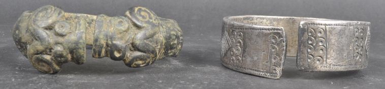 TWO ANTIQUE BANGLES - ROMAN & IRANIAN