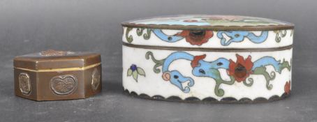 19TH CENTURY CHINESE & JAPANESE TRINKET BOXES